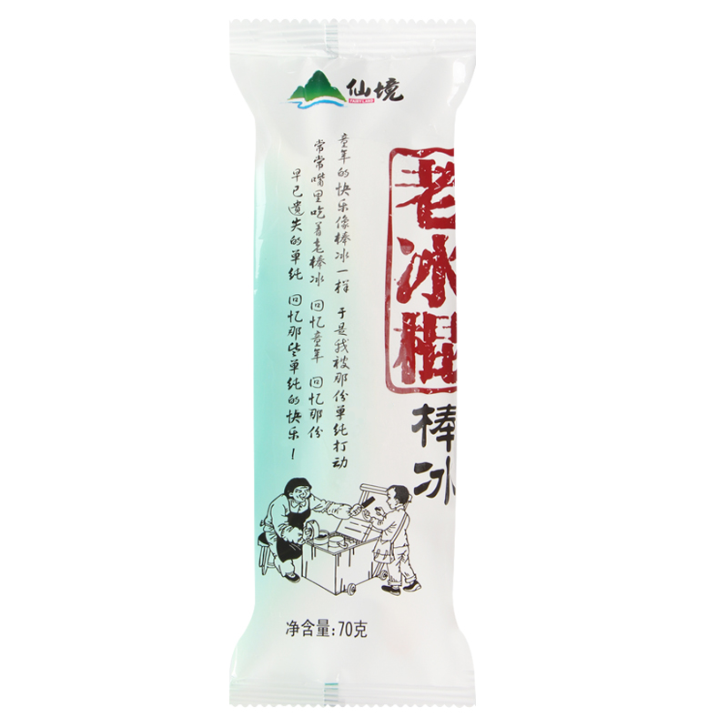 仙境 老冰棍棒冰70克
