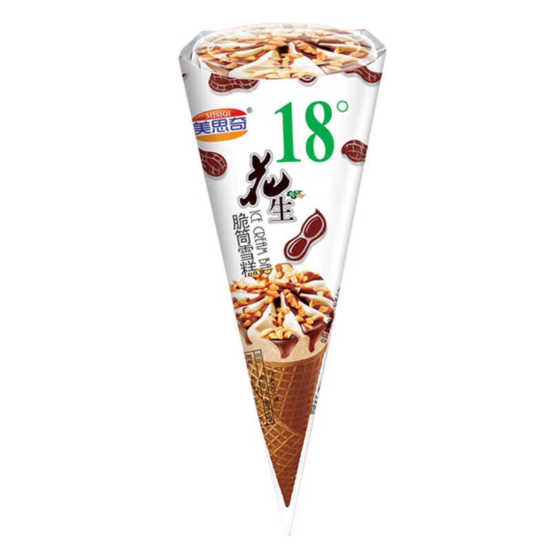 美思奇 18度花生脆筒雪糕62克