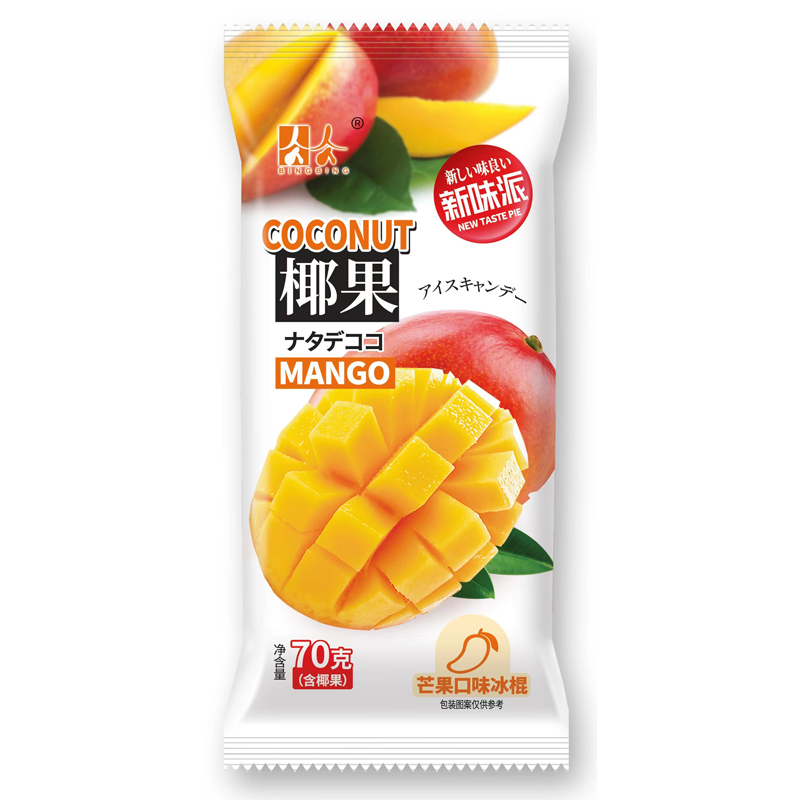 美思奇 椰果(芒果口味)冰棍70克
