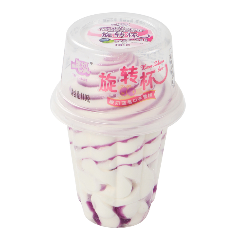 仙境一年级 旋转杯(酸奶蓝莓口味)雪糕110克