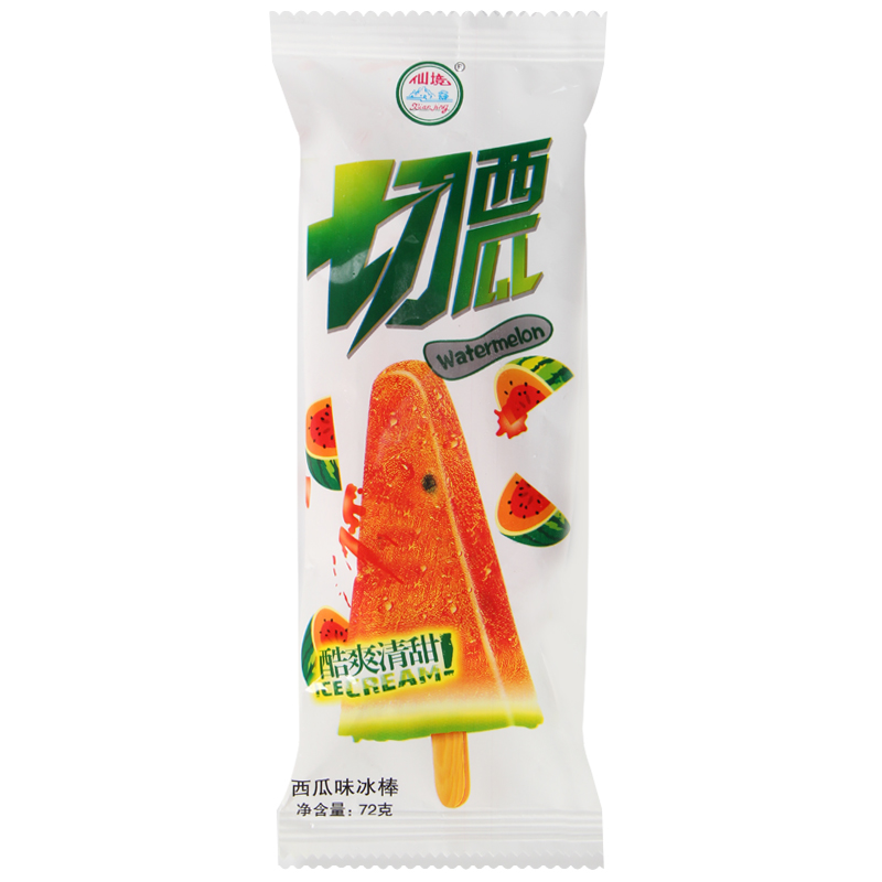 仙境 切西瓜(西瓜味)冰棒72克