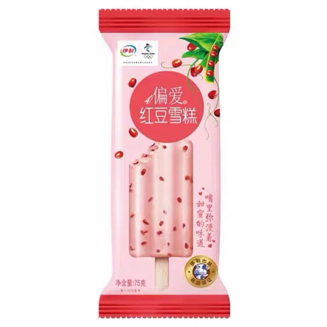 伊利 偏爱红豆雪糕75克
