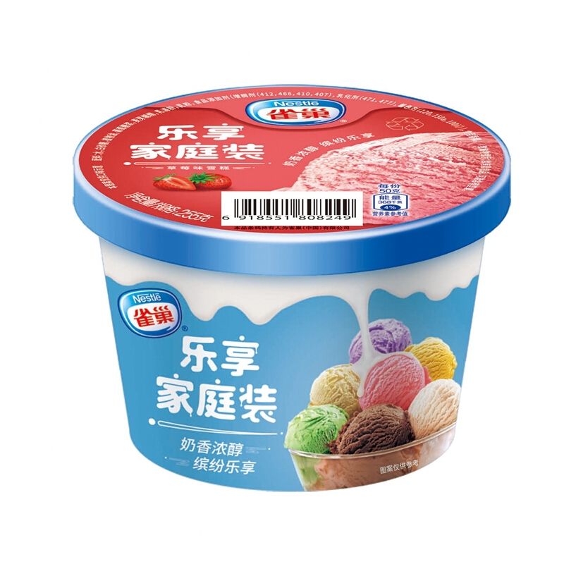 雀巢 乐享家庭装(草莓味)雪糕255克