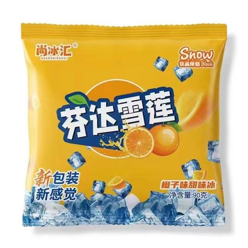 尚冰汇 芬达雪莲(橙子味)甜味冰90克