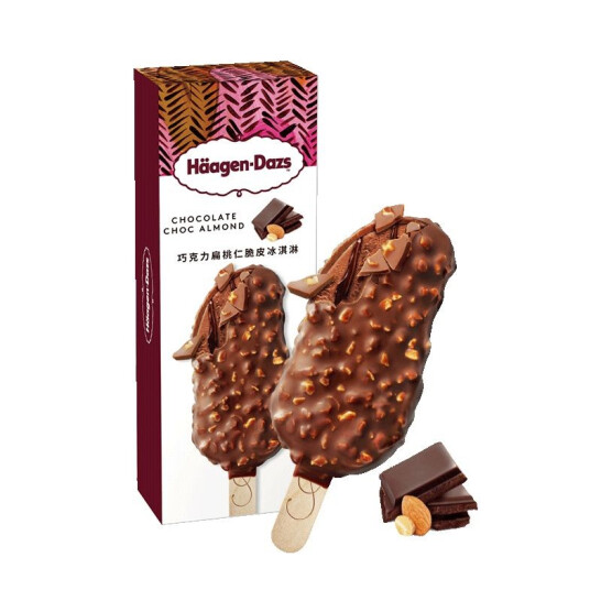 Häagen-Dazs哈根达斯 巧克力扁桃仁脆皮冰淇淋69克