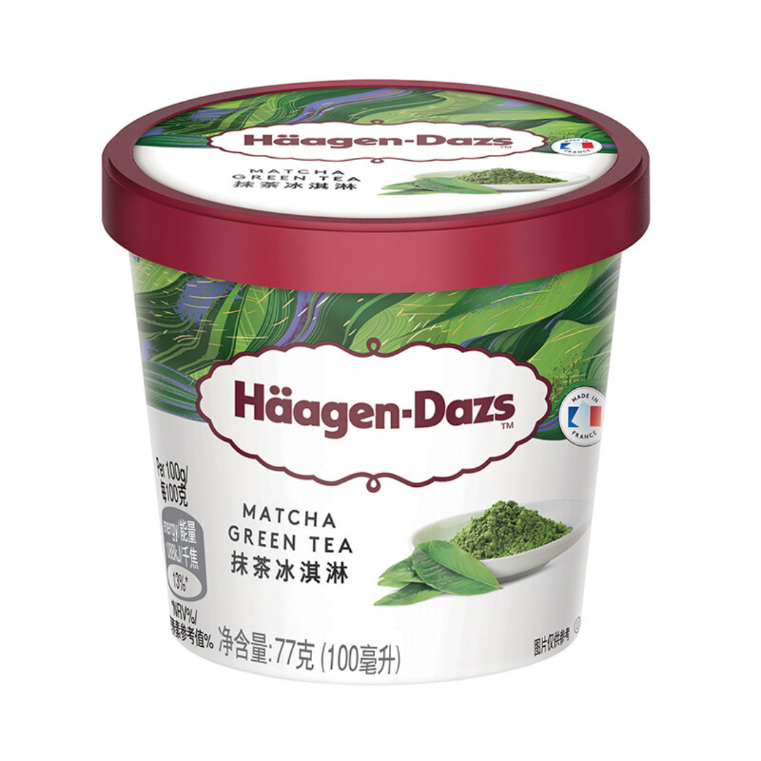 Häagen-Dazs哈根达斯 抹茶冰淇淋81克(100毫升)