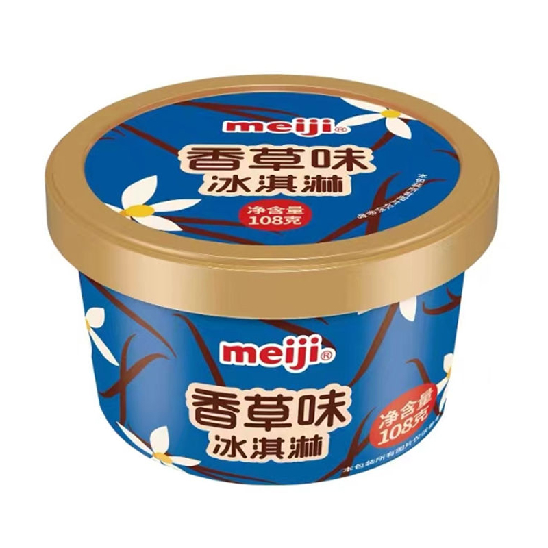明治 香草味(杯装)冰淇淋108克