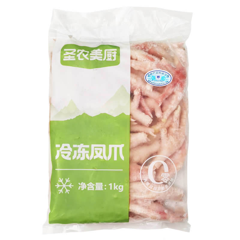 圣农美厨 冷冻凤爪M(20-30克)1千克