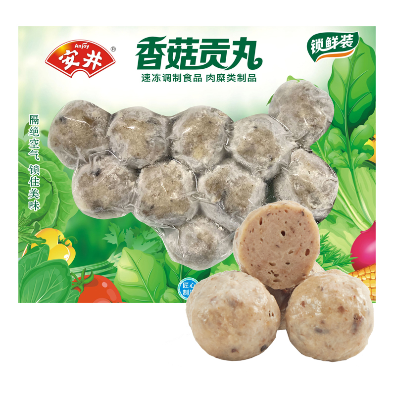安井 香菇贡丸锁鲜装150克
