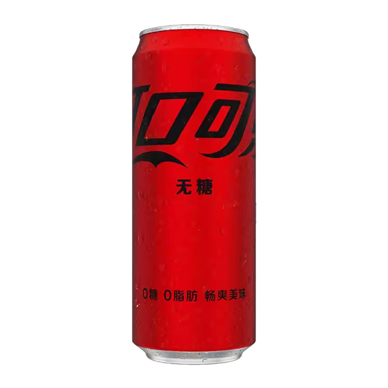 可口可乐 无糖汽水摩登罐330毫升