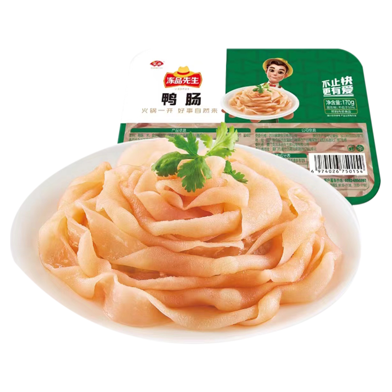 安井冻品先生 鸭肠170克