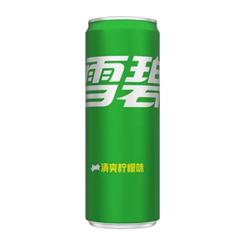 可口可乐 雪碧(清爽柠檬味)汽水摩登罐330毫升