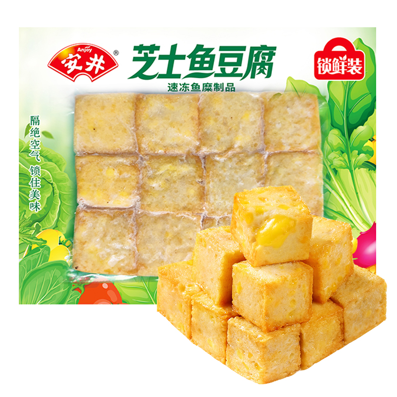 安井 芝士鱼豆腐锁鲜装240克