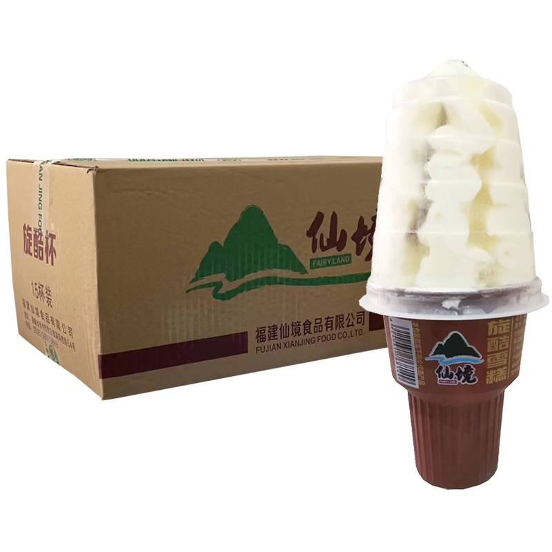 【3元】仙境 旋酷杯(蛋奶口味)雪糕90克*15杯