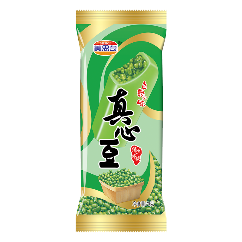 美思奇 真心豆绿豆冰棍70克