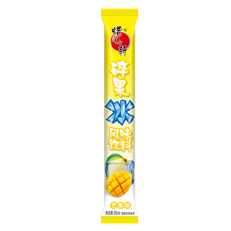 蜡笔小新 碎果冰(芒果味)风味饮料85毫升