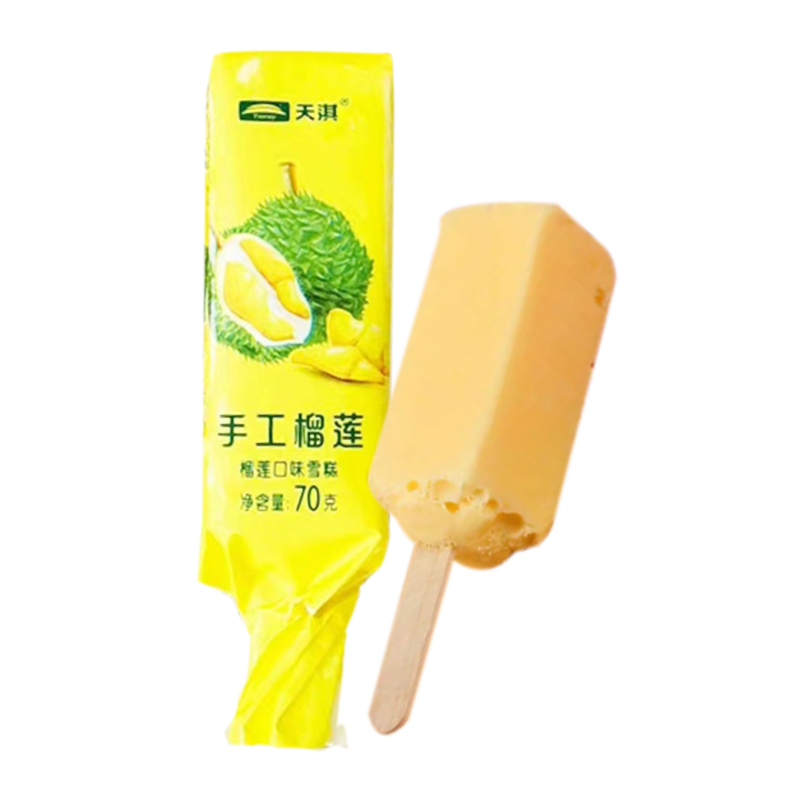 天淇 手工榴莲(榴莲口味)雪糕70克