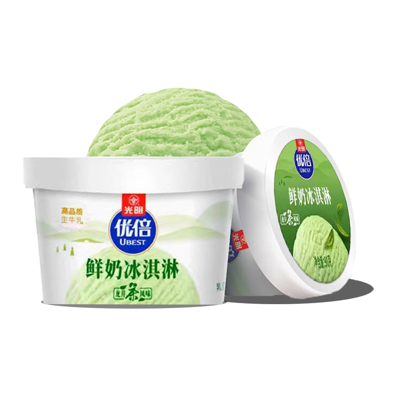光明 优倍(龙井茶风味)鲜奶冰淇淋90克