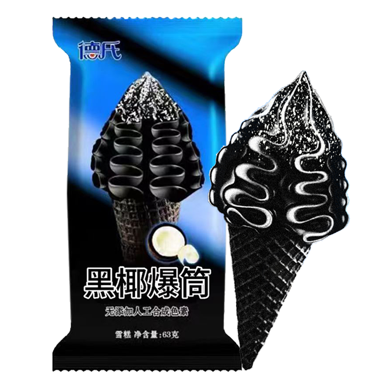 德氏 黑椰爆筒雪糕63克
