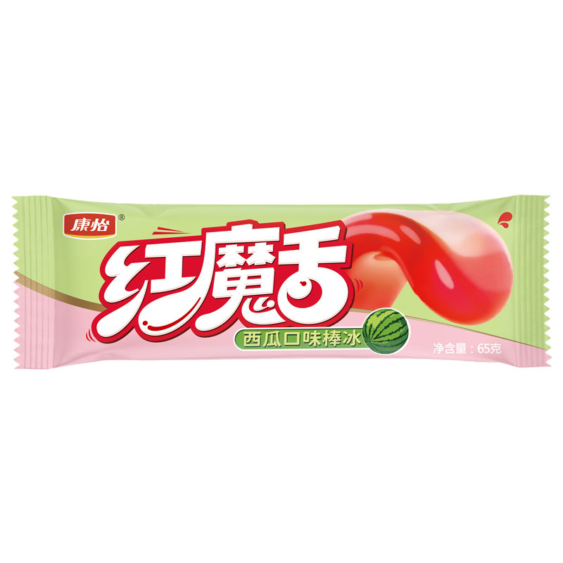 康怡 红魔舌(西瓜口味)棒冰65克