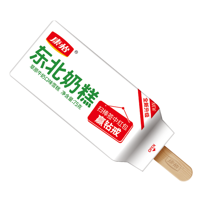 康怡 东北奶糕(草原牛奶口味)雪糕75克