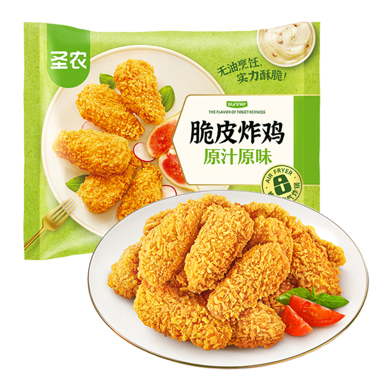 圣农 原汁原味脆皮炸鸡250克