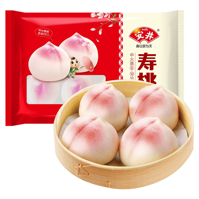 安井 寿桃包12只装360克