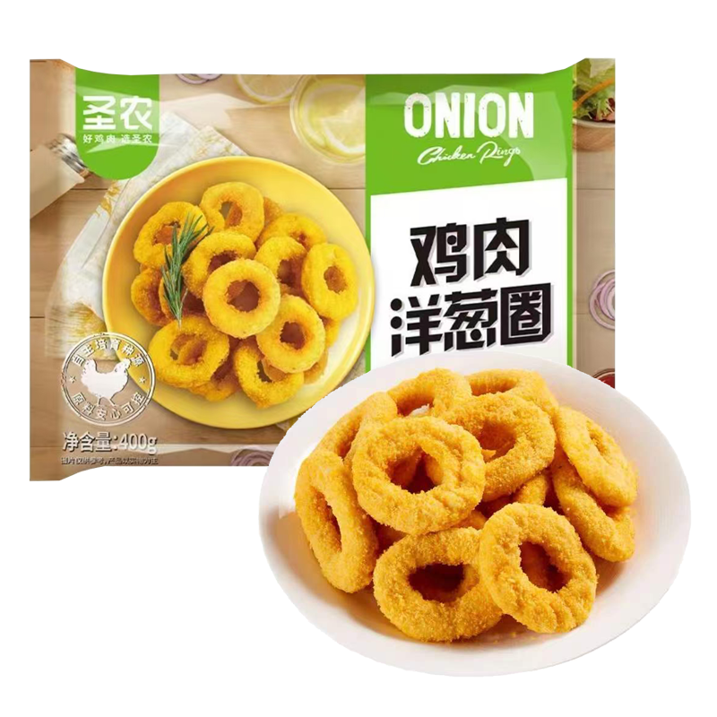 圣农 鸡肉洋葱圈400克
