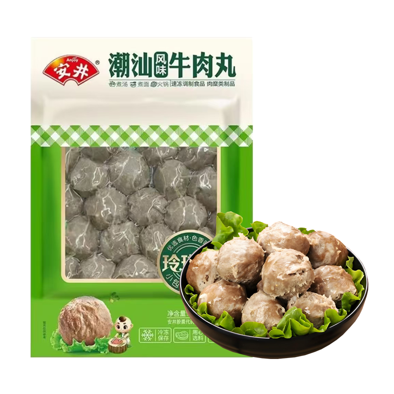 安井 潮汕风味牛肉丸400克
