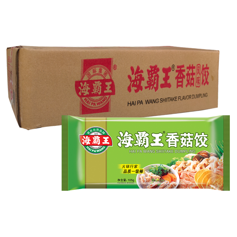 【7元】海霸王 香菇风味饺105克*25包
