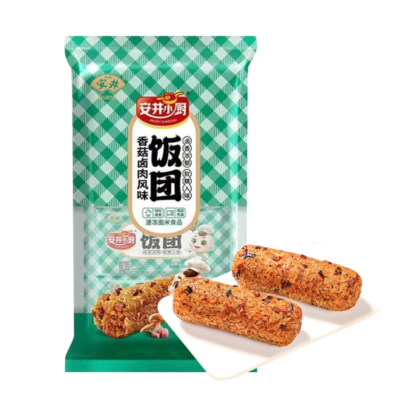 安井小厨 香菇卤肉风味饭团600克