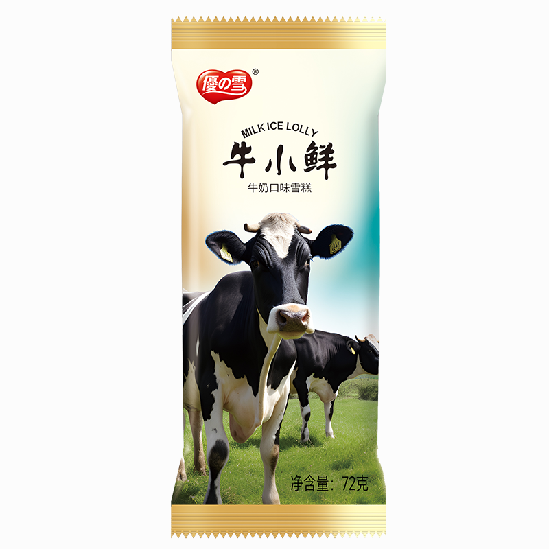 美思奇優の雪 牛小鲜(牛奶口味)雪糕72克