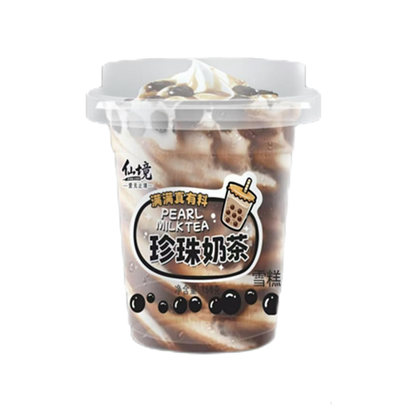 仙境 珍珠奶茶冰淇淋150克