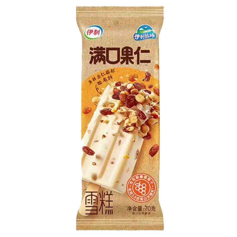 伊利牧场 满口果仁雪糕70克