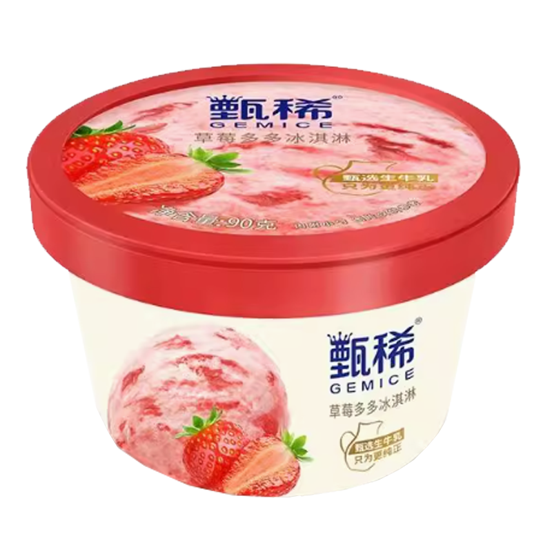伊利甄稀 草莓多多冰淇淋90克