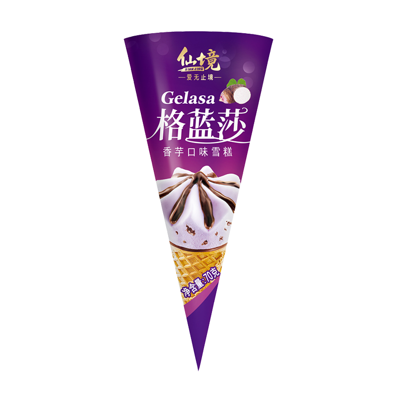 仙境 格蓝莎(香芋口味)雪糕70克