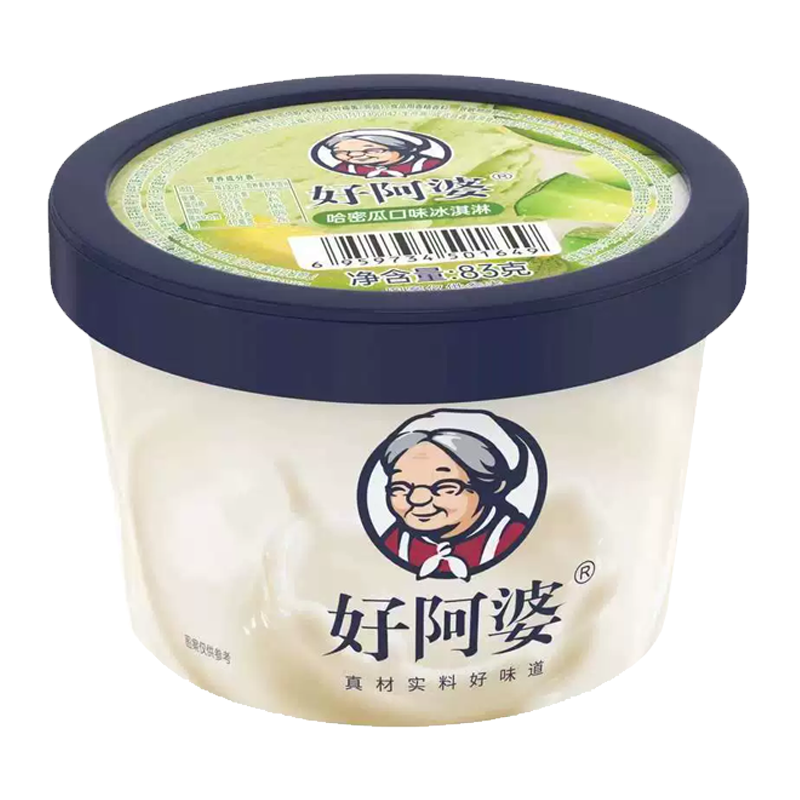 好阿婆 哈密瓜口味冰淇淋83克