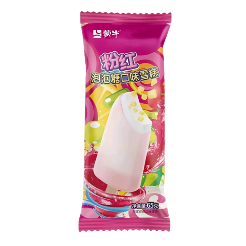 蒙牛 粉红(泡泡糖口味)雪糕65克
