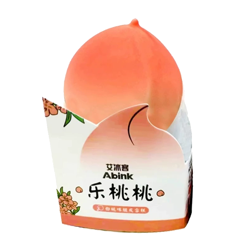 艾冰客 乐桃桃(白桃味)脆皮雪糕72克
