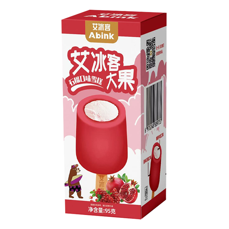 艾冰客 大果(石榴口味)雪糕95克