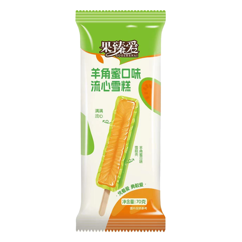 光明果臻爱 羊角蜜口味流心雪糕70克