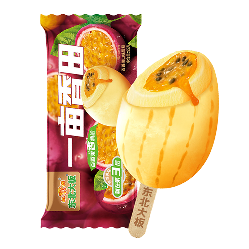 东北大板 一亩香田(百香果口味)雪糕95克