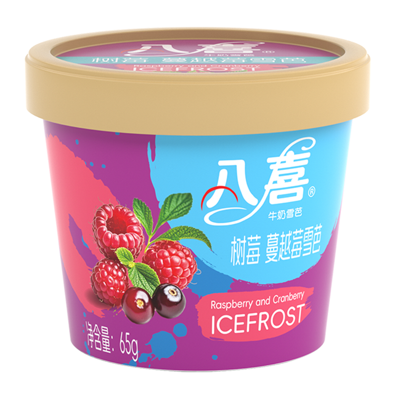 八喜 树莓蔓越莓雪芭65克