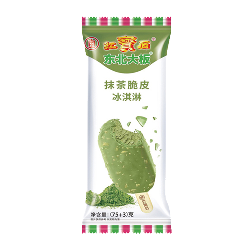 东北大板 抹茶脆皮冰淇淋75克