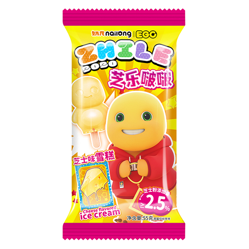 奶龙 芝乐啵啵(芝士味)雪糕55克