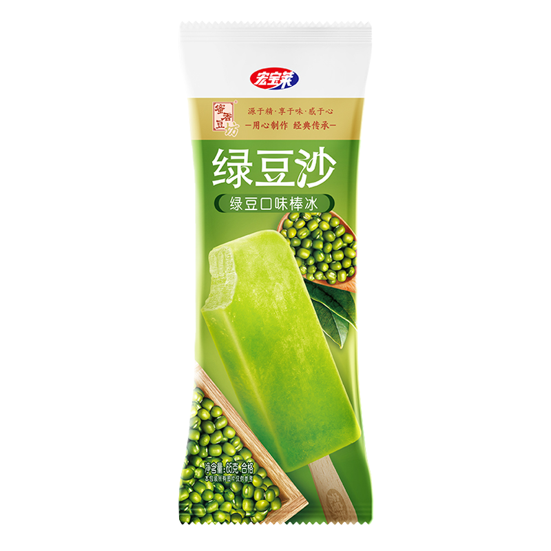 宏宝莱 绿豆沙(绿豆口味)雪糕70克