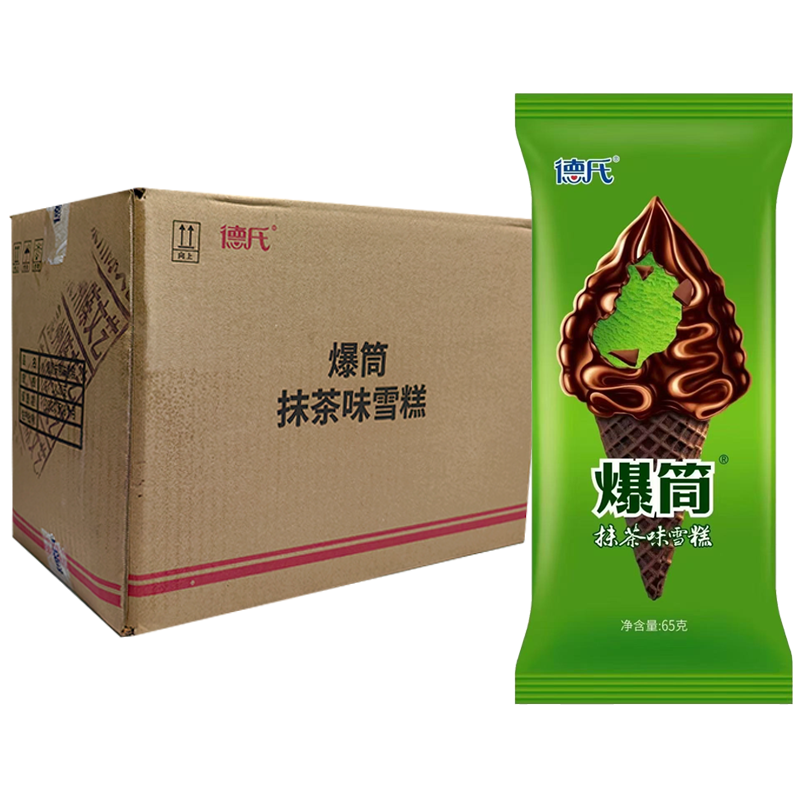 【4元】德氏 爆筒(抹茶味)雪糕65克*30支