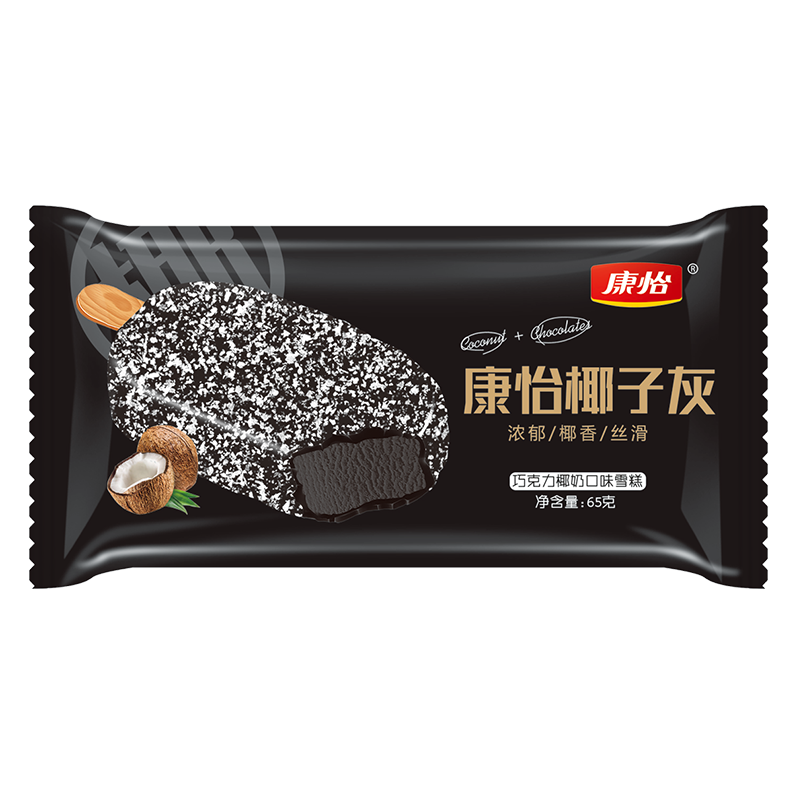 康怡 椰子灰(巧克力椰奶口味)雪糕65克