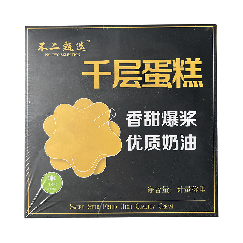 不二甄选 抹茶千层蛋糕650克