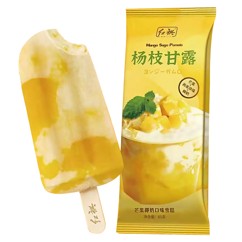 红旗 杨枝甘露(芒果椰奶口味)雪糕65克